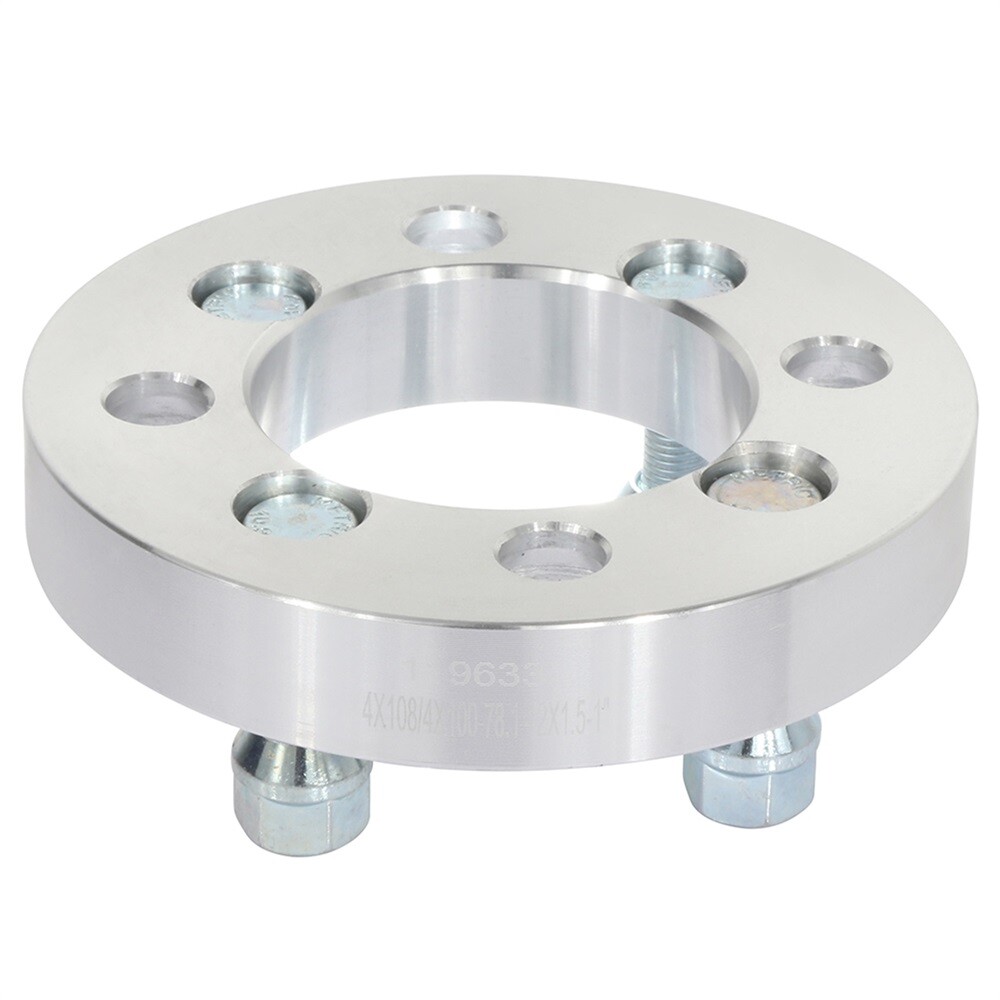 4 pcs 1" Wheel Adapters 4x108 to 4x100 For Ford Mustang Fiesta Escort 4 Lug 25mm