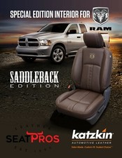 Leather Seat Covers For 13-18 Dodge Ram Crew Quad Cab Outlaw Saddleback Coffee Leather Seat Covers For 13-18 Dodge Ram Crew Quad Cab Outlaw Saddleback Coffee