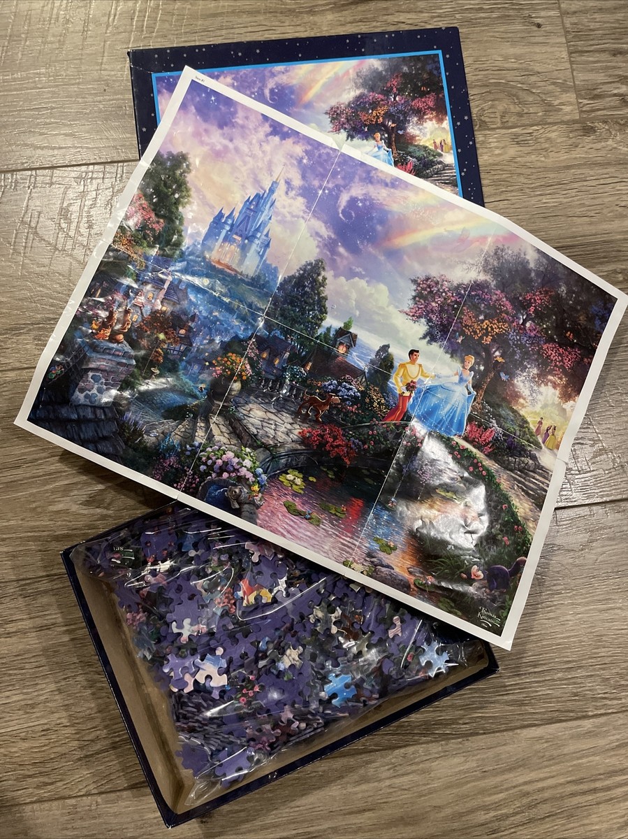 Ceaco THOMAS KINKADE Disney CINDERELLA WISHES UPON A DREAM 750