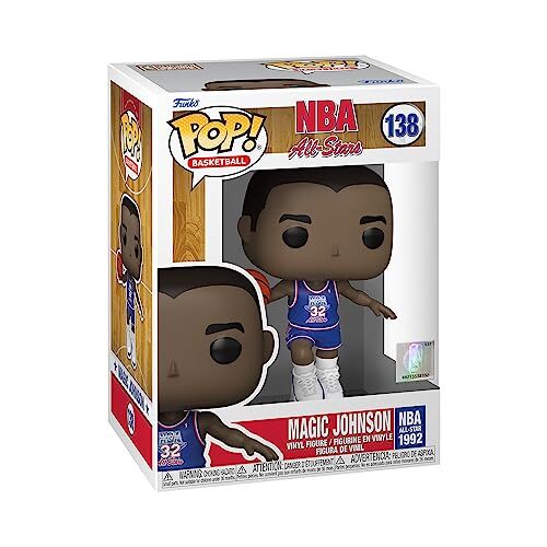Funko Pop! Nba: Legends - Magic Johnson, Blue All Star Uniform 1991