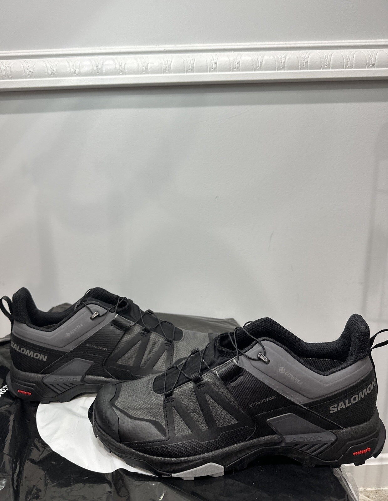 Salomon X Ultra 4 GTX GORE TEX Grigio 413851 Scarpe da Ginnastica da Passeggio Uomo Taglia 12 US