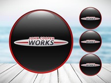 4x Silikon Aufkleber für Radkappen MINI Cooper Nabendeckel Felgenemblem Logo