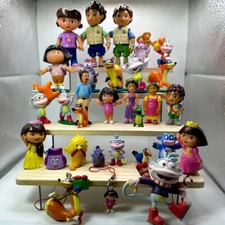 Dora The Explorer and Friends Toy Figures Cake Toppers Kids Toy Gift - You Pick