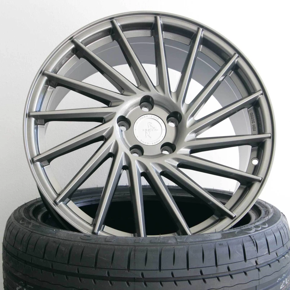 18" ABE Keskin KT17 Grau 225/40 Hankook V12 Reifen für MB E-Klasse Coupe 207 NEU - Bild 3 von 4