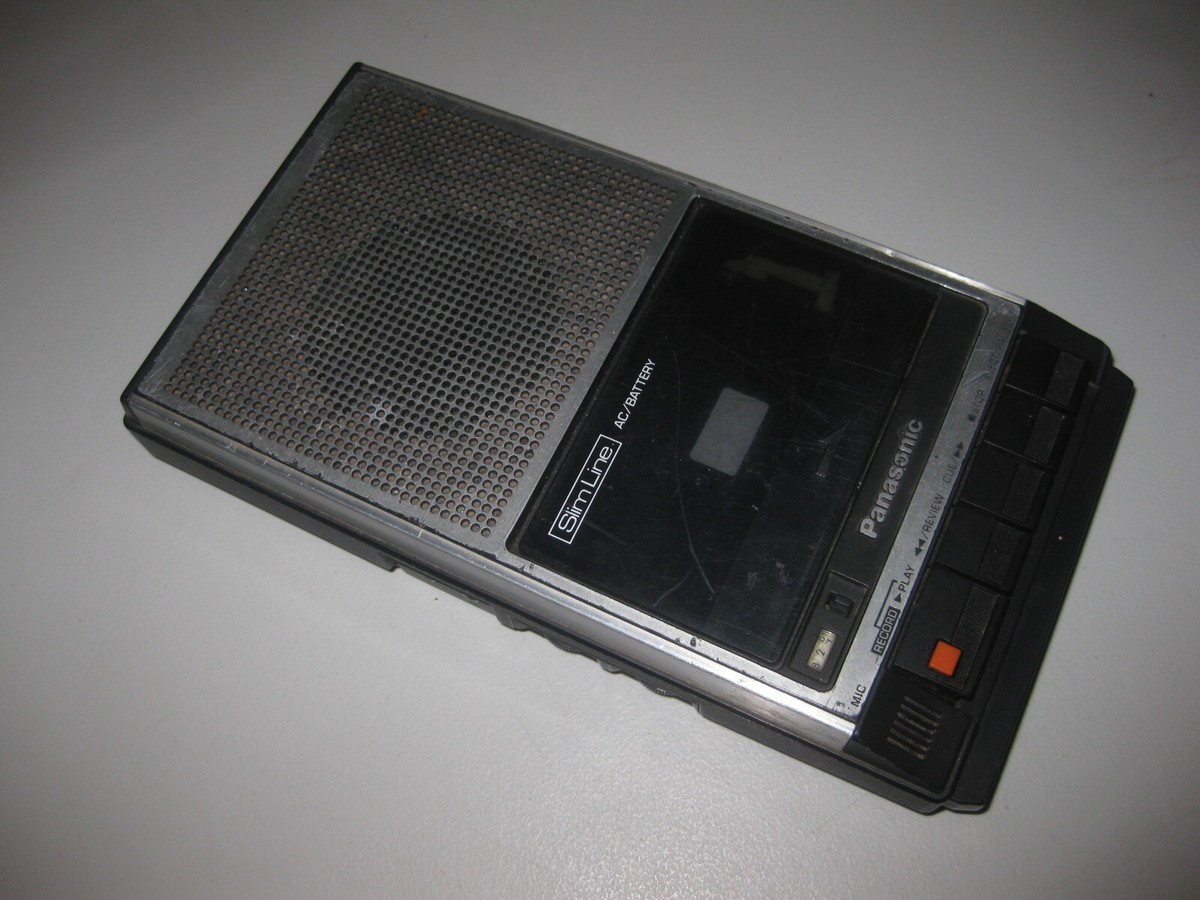 【まる】【Panasonic】 Panasonic Portable Cassette Tape Recorder Slim Line RQ-2739