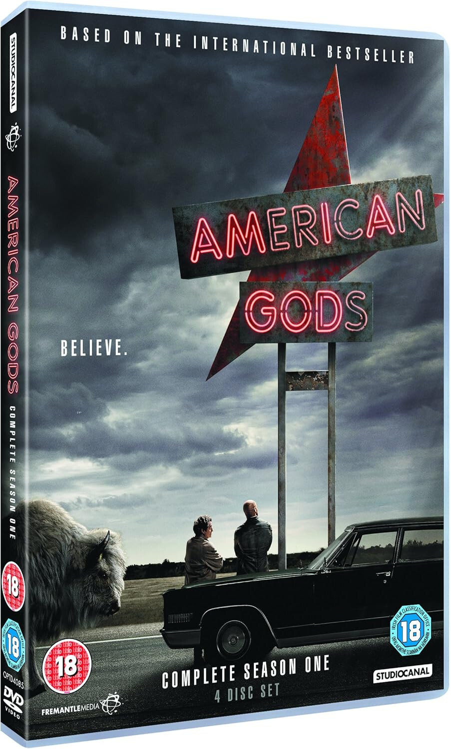 AMERICAN GODS : COMPLETE SEASON 1  (DVD) NEW SEALED (J)