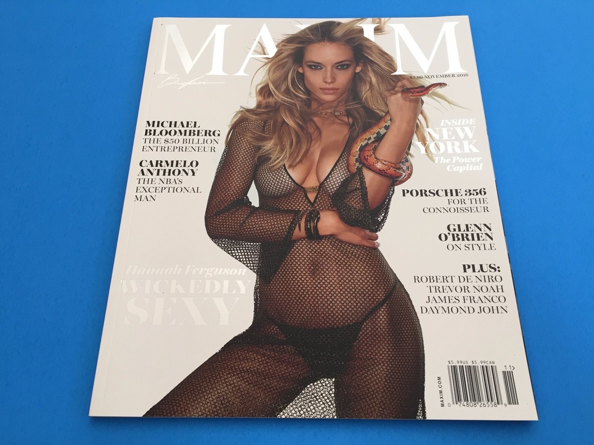 Hannah Ferguson SEXY Victoria's Secret 2016 MAXIM Magazine