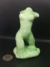 "OLGA" - Original Clay Sculpture. Hand made and glazed. Very pretty.