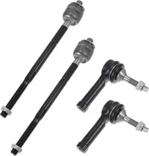 4PCS Inner & Outer Tie Rod End Kit for 2011-2016 Ford Explorer 17-19 Lincoln MKT