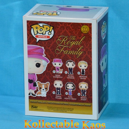 Royal Family - Queen Elizabeth II Pop! Vinyl Figure #01 - Picture 2 of 3