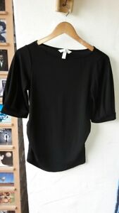 Schwarze Bluse Kurzarm Von H M Mama In Grosse S Ebay