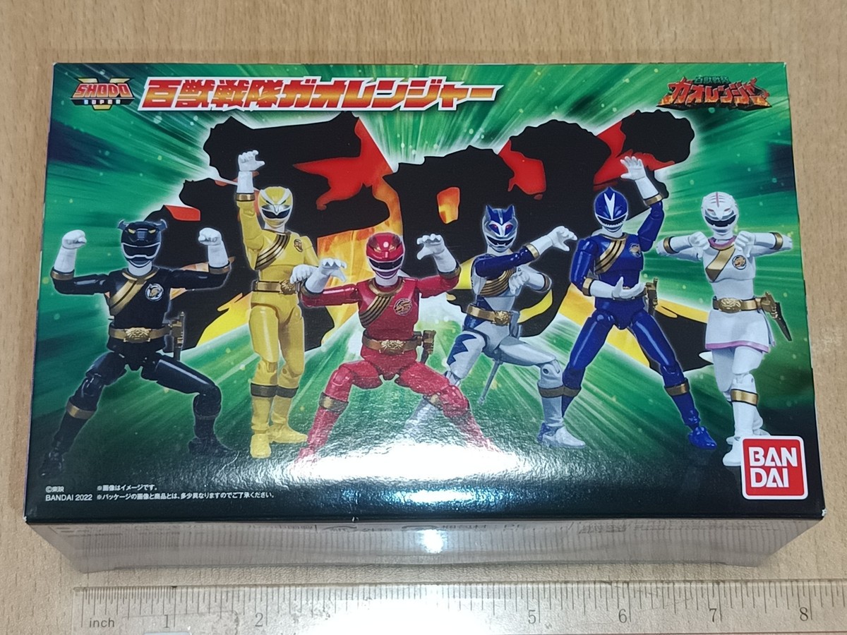 Bandai Shodo Super Hyakujuu Sentai Gaoranger Box Set 2021 Box C8.5