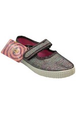 Cienta Kid's Girl Mary Jane Sandal Rainbow Metallic