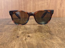 VINTAGE 50S BREVELATTO ACETATE PILOT SUNGLASSES ITALY ADJUSTABLE TEMPLES 456