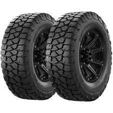Qty 2 Lt28570r17 Bfg Hd-terrain Ta Kt 126123q Lre Black Wall Tires