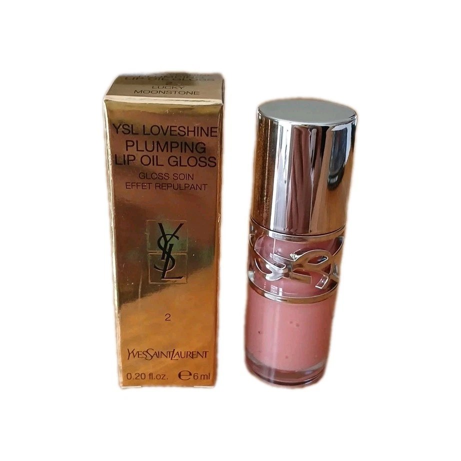 YVES SAINT LAURENT YSL Loveshine Plumping Lip Oil Gloss 2 Lucky Moonstone. B43