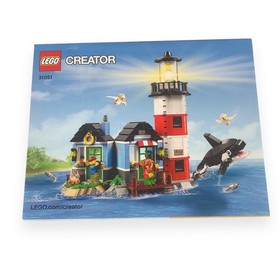 LEGO CREATOR Lighthouse Point 31051 Complete w/ Box Separator Orca Light Works 