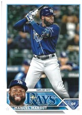 2023 Topps  #204 Manuel Margot  Tampa Bay Rays Baseball Card