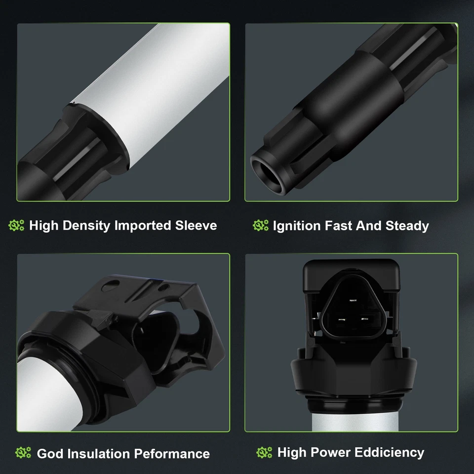 8 For 2002-2005 BMW 745i 4.4L V8 Ignition Coil & Spark Plug - Image 3 of 4