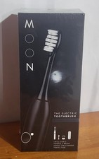 NEW Moon Sonic Electric Toothbrush for Adults, 5 Modes -USB Onyx Black Sealed 