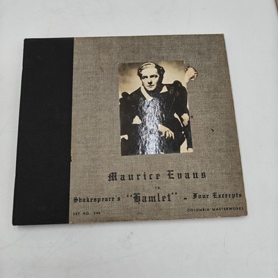 78rpm  Shakespeare s Hamlet Maurice Evans Columbia Masterworks Set No. 340