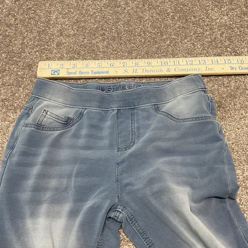 Justice Girls 16 Light Knit Denim Leggings - Picture 6 of 8