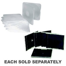 Thick Secured Slimline CD Jewel Cases Flexible Clam Style Protector