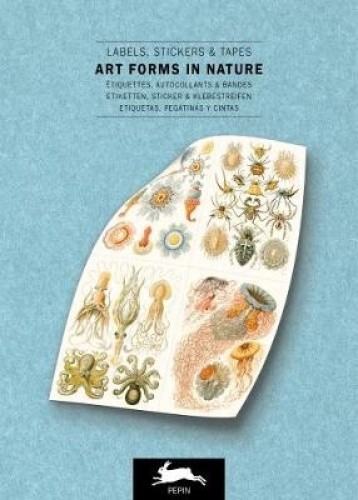 Art Forms in Nature: Label & Sticker Book by Pepin Van Roojen [Paperback]