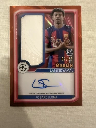 2023 Merlin Uefa Lamine Yamal Kings Patch /24