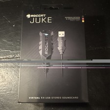 ROCCAT Juke Virtual 7.1 USB Soundcard Stick 3.5mm Input Output USB 2.0