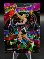 2024 Panini WNBA Select Courtside #205 - Kelsey Plum (Pink Cracked Ice) LV Aces