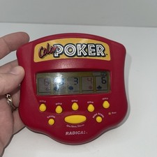 VTG Radica Color Poker Handheld Electronic Game 1999 Tested  Working