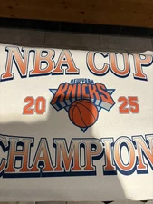 SGA NY Knicks NBA Cup 2025 Champion Rally Towel