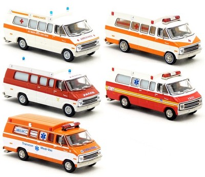 Brekina Dodge B200 B 200 Krankenwagen Ambulance USA PKW Modelle Auswahl 1:87 H0