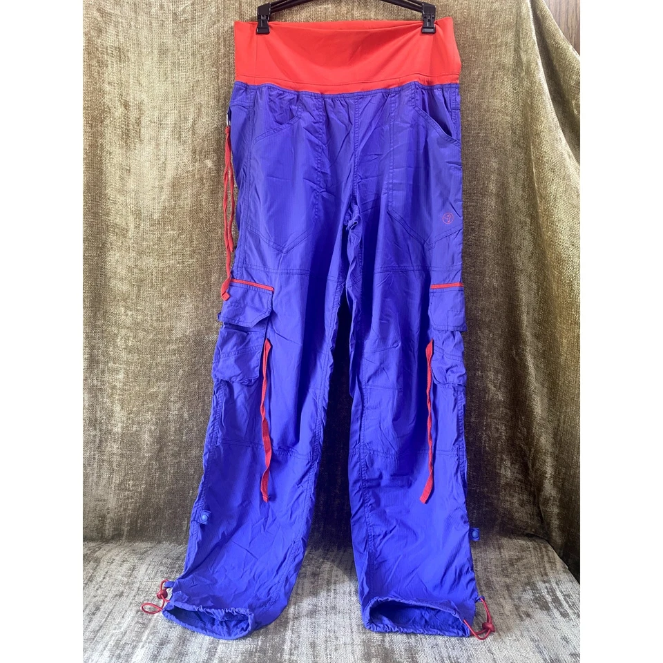 ZUMBA WEAR Pantalones Lote de 4 Medianos Maravillosos Ajustables Paz Amor Baile Fitness Foto 3 de 4