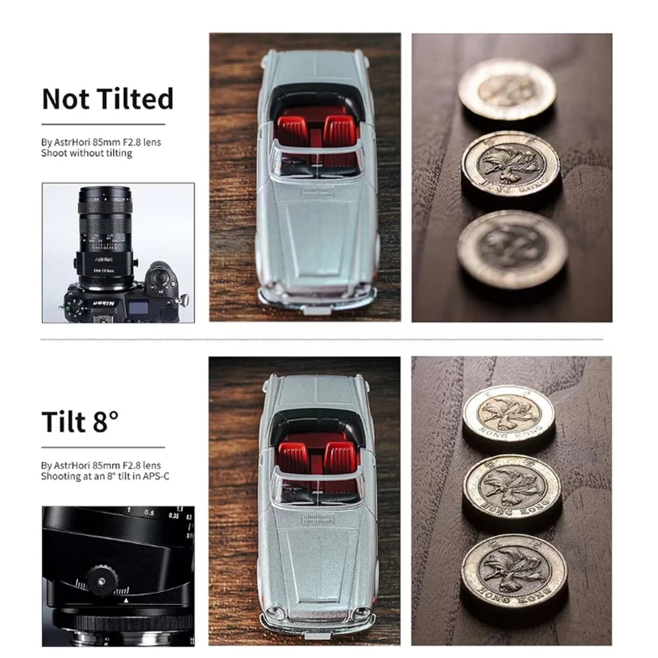 Astrhori 85mm f/2.8 Full-frame Lens for E/R/X/Z/L-Mount Macro Tilt-Shift Lens - Image 2 of 4