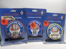 Variety Lot Of 3 Decra Led Self Adhesive Lead Strip Furniture Pack