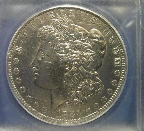 1883-O  ICG AU58 Details Morgan Silver Dollar $1 US Mint Coin