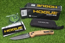 Hogue Mysto #24459 ABLE Lock Manual Folder Knife (Wood) Richlite 3.4" Tumbled