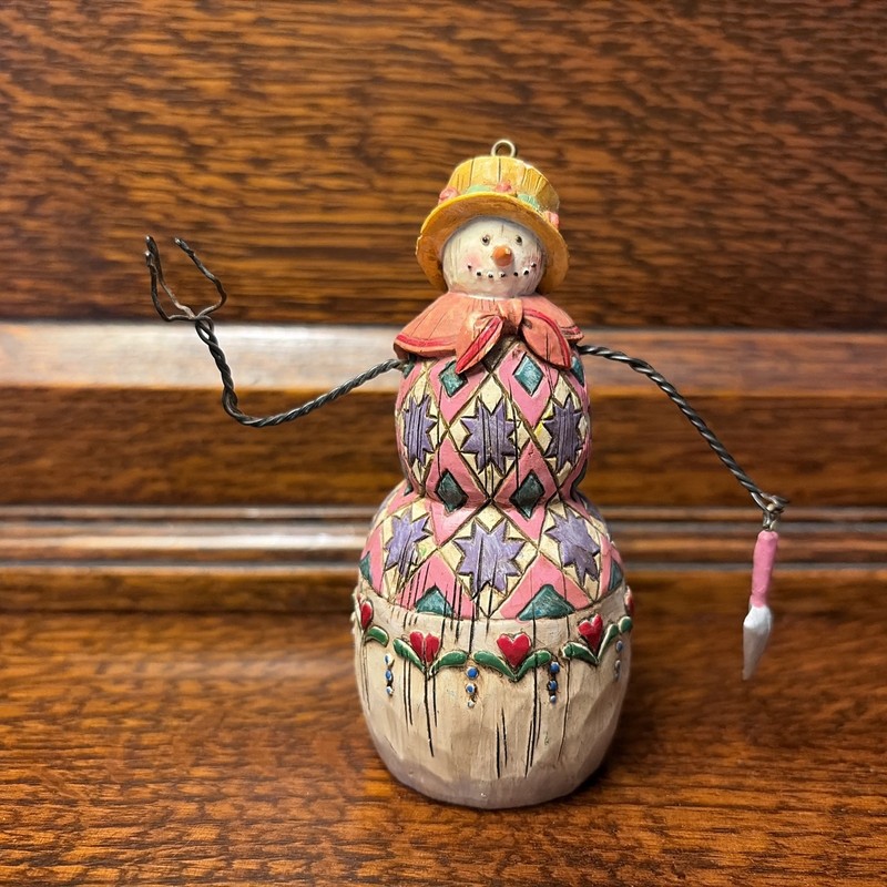 Jim Shore Gardening Christmas Ornament