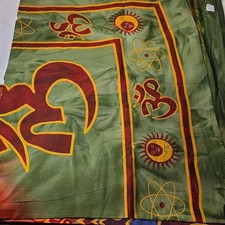 Tie-Dye Om Spiritual Decorative Wall Tapestry...