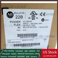 Allen-Bradley 22B-B8P0N104 PowerFlex 40 AC Drive 1.5kW / 2HP 180-264Vac