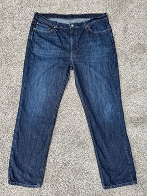 Levi s 541 Athletic Fit Jeans Mens 40x34 Dark Wash Blue Stretch Denim Pants