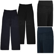 New Ladies Straight Leg Joggers Cotton Rich Sport Active Trousers ex M S UK Size