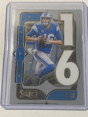 Jared Goff lions 2024 Select Numbers #7 (C2)