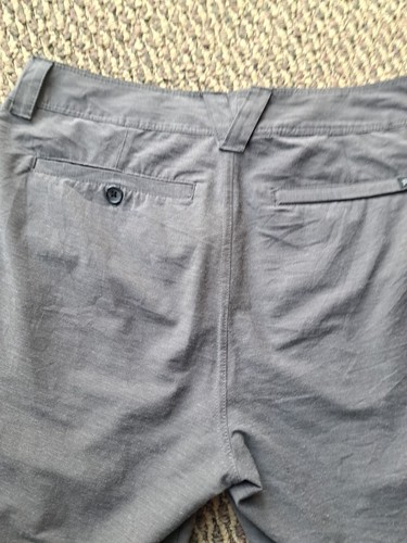 Prana Shorts Breathe Men's Size 16x8 Hiking Gray See Pics - Picture 13 of 13