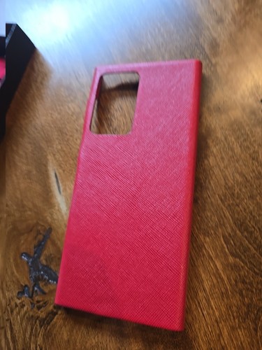 Noreve Note 20 Ultra 5G RED Leather Case - Zdjęcie 3 z 6