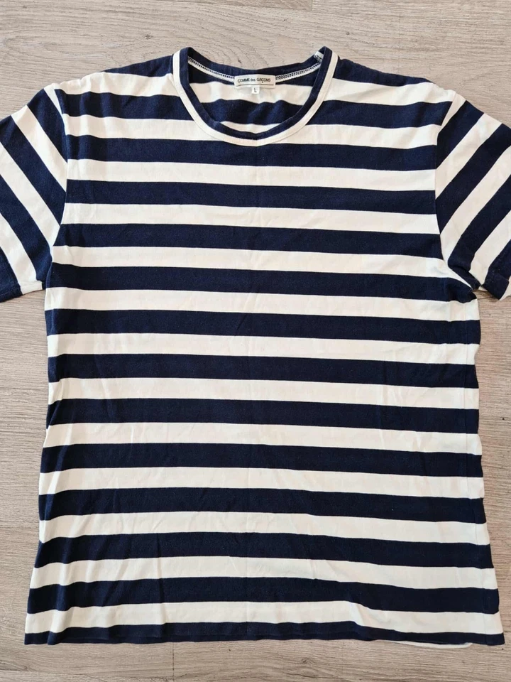 CAMISETA COMME DES GARCONS 2010 CLÁSICA A RAYAS L junya watanabe yohji yamamoto Foto 2 de 4