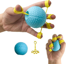 Hand Exercise Ball Squeeze Balls for Hand Therapy Finger Extension Exerciser Fin