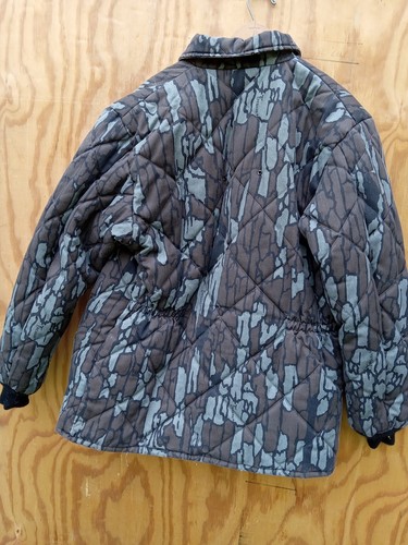 Vintage Johnson Gear Hunting Coat P2p 26" Length 32" Camo Trebark - Picture 14 of 16